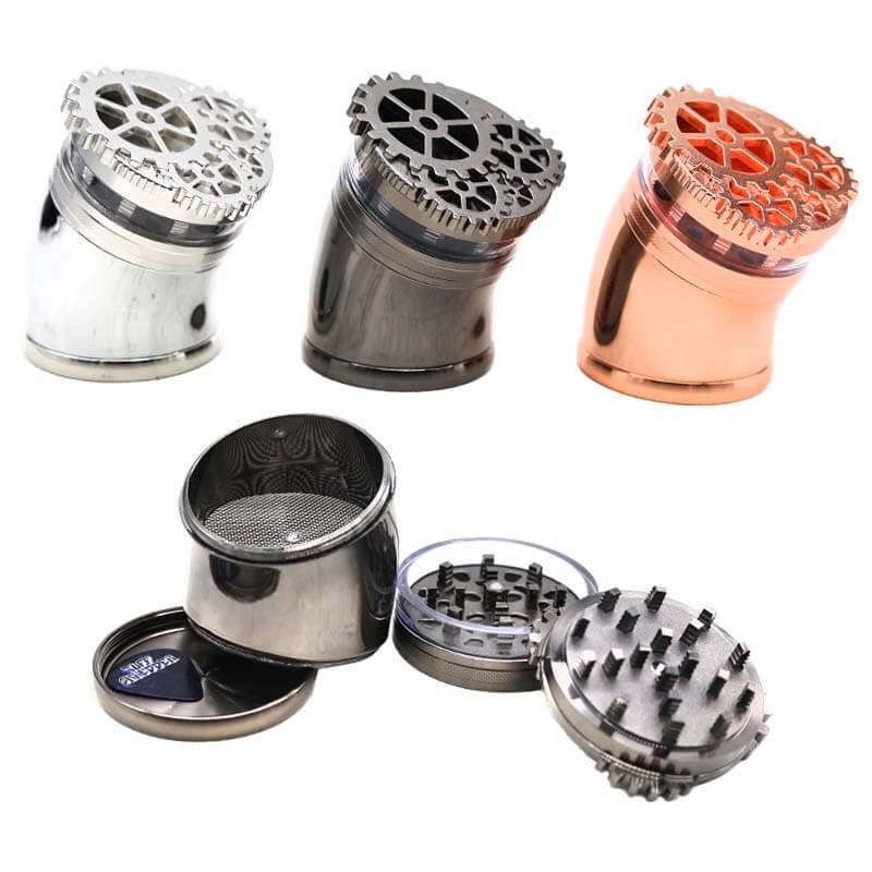 Tuff Shredder Bent Shape 4 Part Grinder (TS10013) | 63mm | Wheels product image